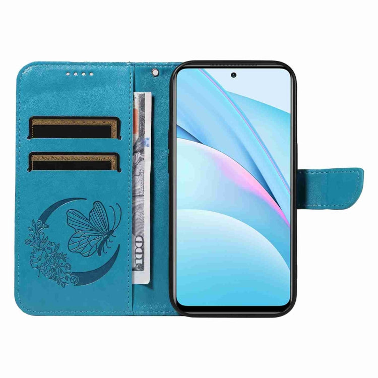 For Xiaomi Mi 10T Lite 5G Swallowtail Butterfly Embossed Leather Phone Case