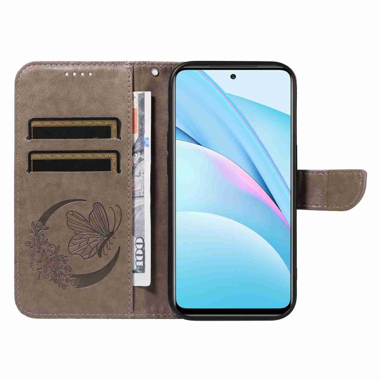 For Xiaomi Mi 10T Lite 5G Swallowtail Butterfly Embossed Leather Phone Case