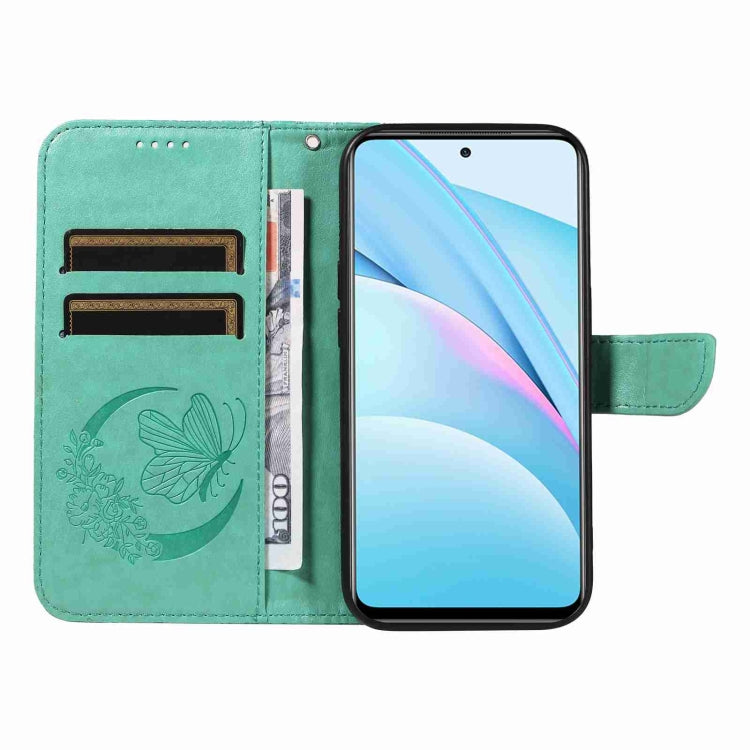For Xiaomi Mi 10T Lite 5G Swallowtail Butterfly Embossed Leather Phone Case
