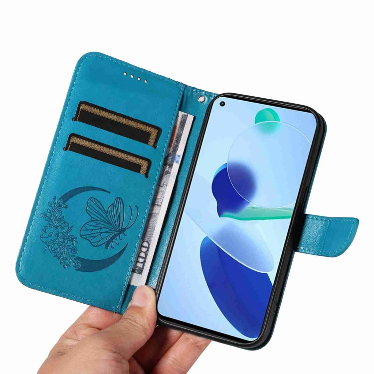 For Xiaomi Mi 11 Lite Swallowtail Butterfly Embossed Leather Phone Case