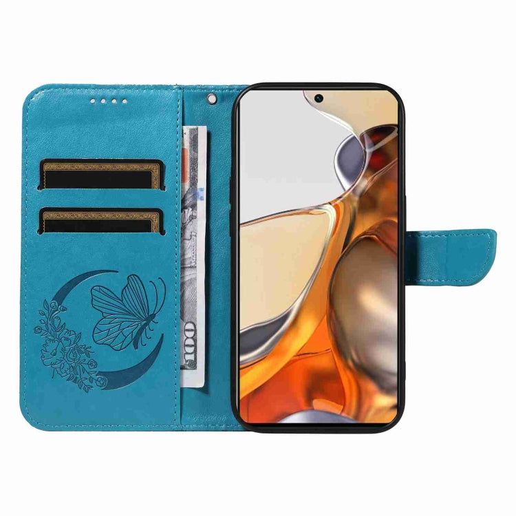 For Xiaomi Mi 11T / 11T Pro Swallowtail Butterfly Embossed Leather Phone Case