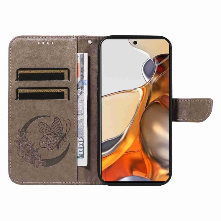 For Xiaomi Mi 11T / 11T Pro Swallowtail Butterfly Embossed Leather Phone Case