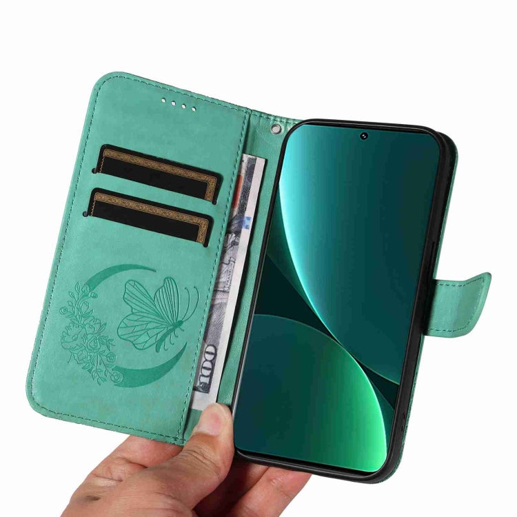 For Xiaomi 12 Pro Swallowtail Butterfly Embossed Leather Phone Case
