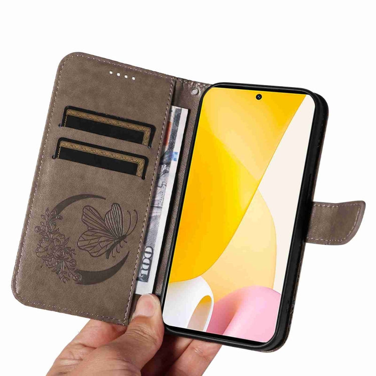 For Xiaomi 12 Lite Swallowtail Butterfly Embossed Leather Phone Case
