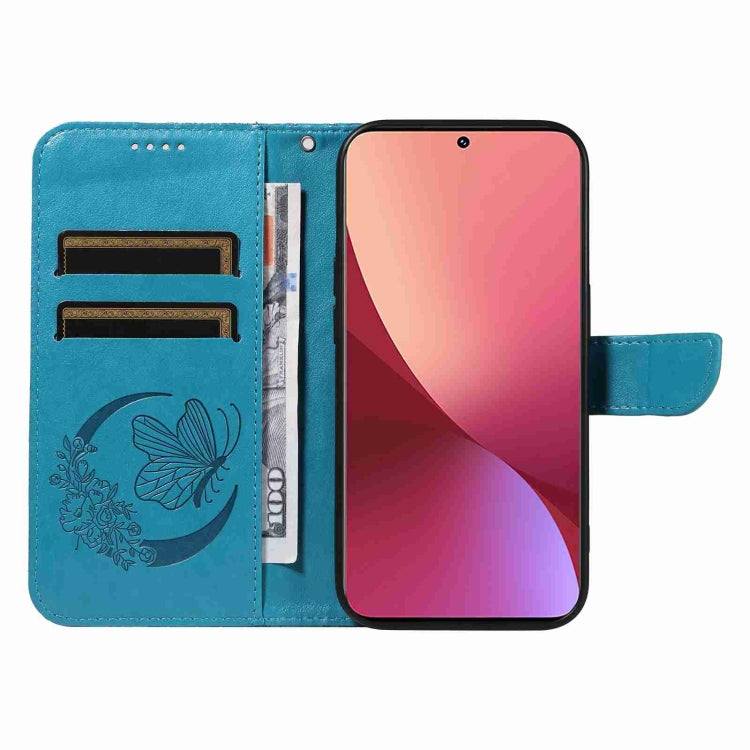 For Xiaomi 12T / 12T Pro Swallowtail Butterfly Embossed Leather Phone Case