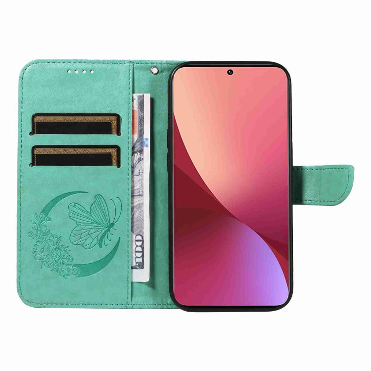 For Xiaomi 12T / 12T Pro Swallowtail Butterfly Embossed Leather Phone Case