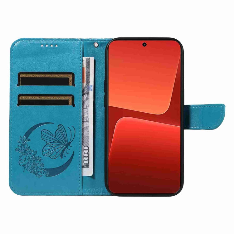 For Xiaomi 13 Swallowtail Butterfly Embossed Leather Phone Case