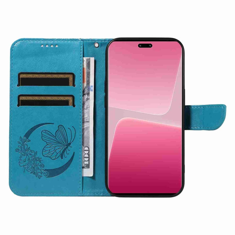 For Xiaomi 13 Lite Swallowtail Butterfly Embossed Leather Phone Case