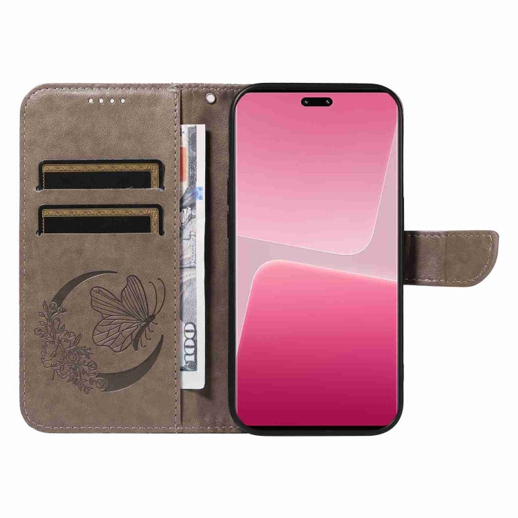 For Xiaomi 13 Lite Swallowtail Butterfly Embossed Leather Phone Case