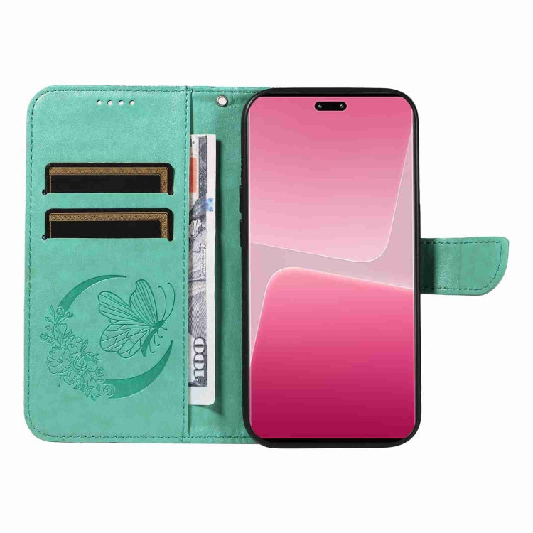 For Xiaomi 13 Lite Swallowtail Butterfly Embossed Leather Phone Case