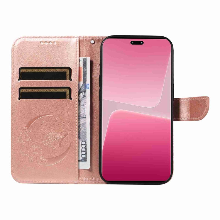 For Xiaomi 13 Lite Swallowtail Butterfly Embossed Leather Phone Case