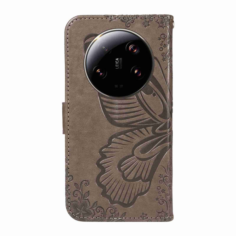 For Xiaomi 13 Ultra Swallowtail Butterfly Embossed Leather Phone Case