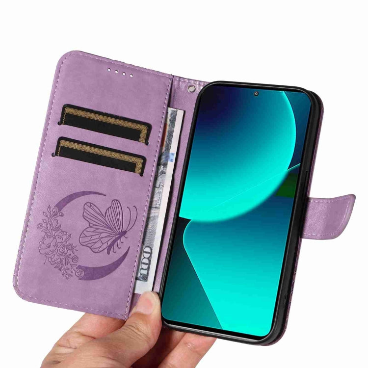 For Xiaomi 13T / 13T Pro Swallowtail Butterfly Embossed Leather Phone Case