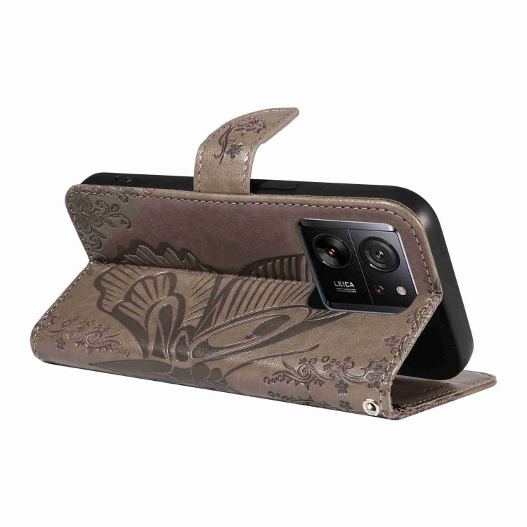 For Xiaomi 13T / 13T Pro Swallowtail Butterfly Embossed Leather Phone Case