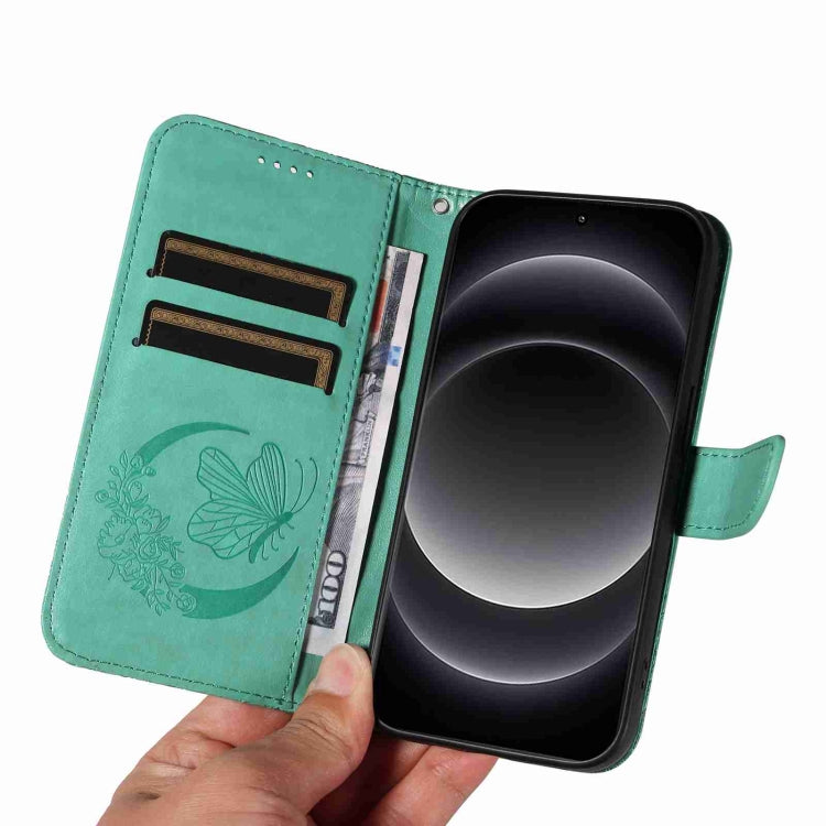 For Xiaomi 14 Ultra Swallowtail Butterfly Embossed Leather Phone Case