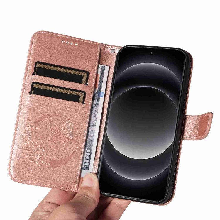 For Xiaomi 14 Ultra Swallowtail Butterfly Embossed Leather Phone Case