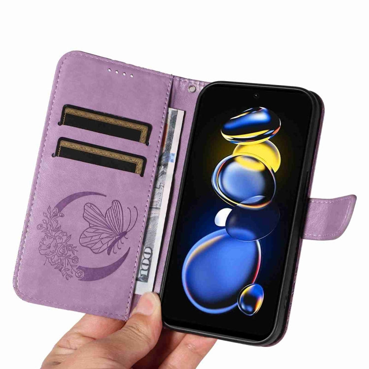 For Xiaomi Redmi K50i / Note 11 Pro+ 5G Swallowtail Butterfly Embossed Leather Phone Case