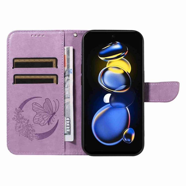 For Xiaomi Poco X4 GT Swallowtail Butterfly Embossed Leather Phone Case