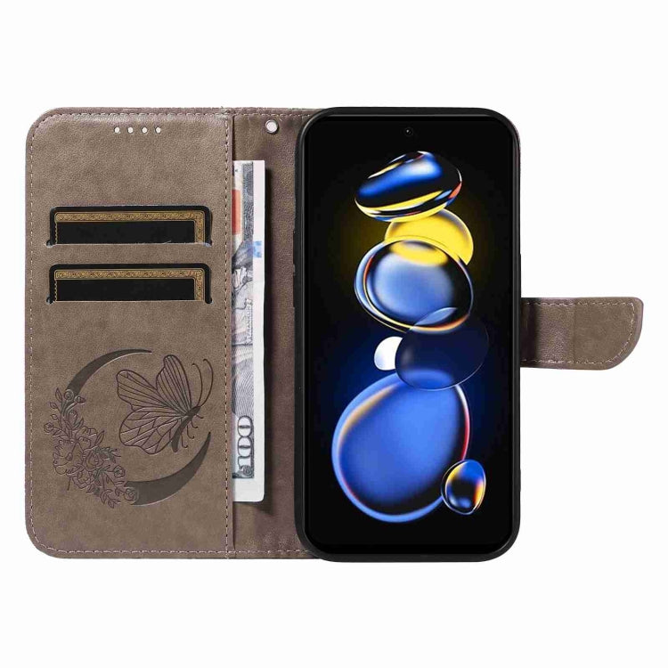 For Xiaomi Poco X4 GT Swallowtail Butterfly Embossed Leather Phone Case