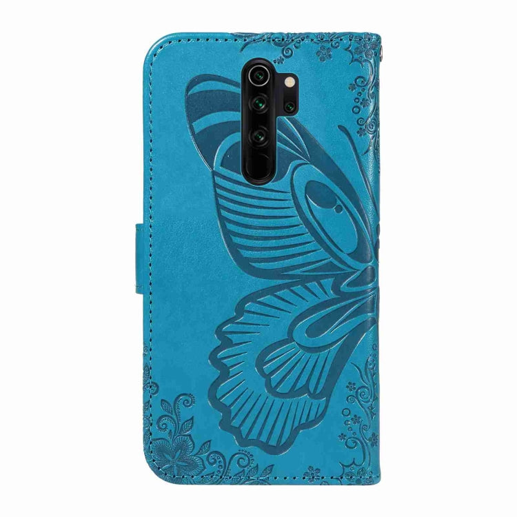 For Xiaomi Redmi Note 8 Pro Swallowtail Butterfly Embossed Leather Phone Case