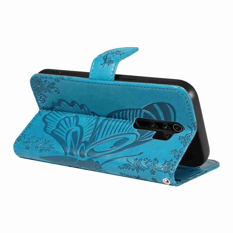 For Xiaomi Redmi Note 8 Pro Swallowtail Butterfly Embossed Leather Phone Case
