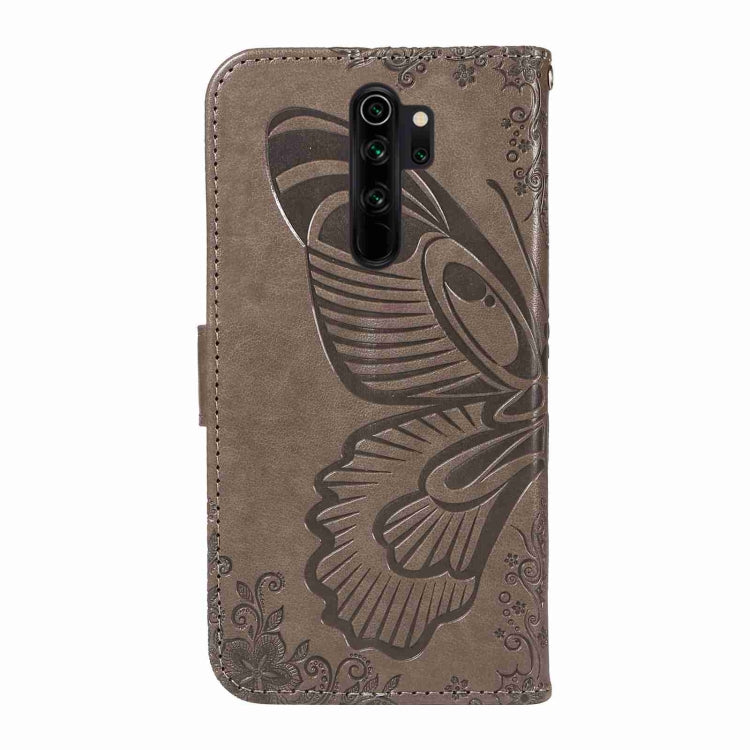 For Xiaomi Redmi Note 8 Pro Swallowtail Butterfly Embossed Leather Phone Case