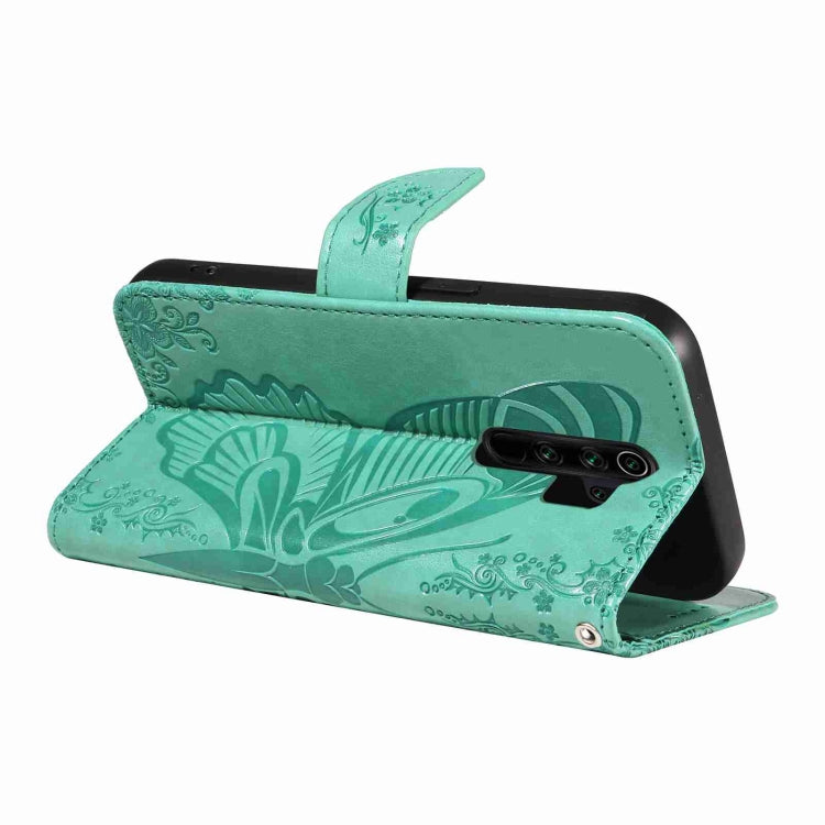 For Xiaomi Redmi Note 8 Pro Swallowtail Butterfly Embossed Leather Phone Case