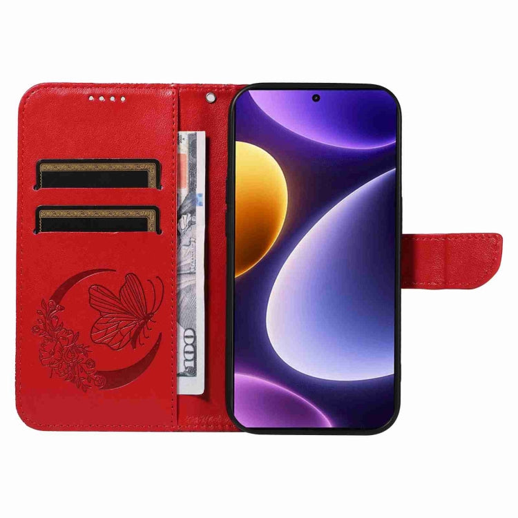 For Xiaomi Redmi Note 12 Turbo / Poco F5 Swallowtail Butterfly Embossed Leather Phone Case