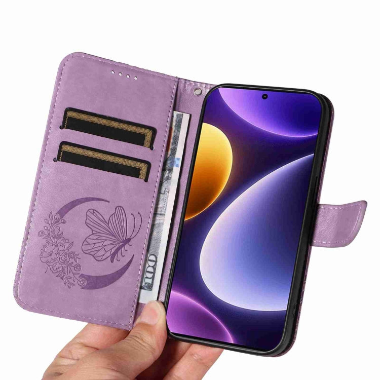 For Xiaomi Redmi Note 12 Turbo / Poco F5 Swallowtail Butterfly Embossed Leather Phone Case