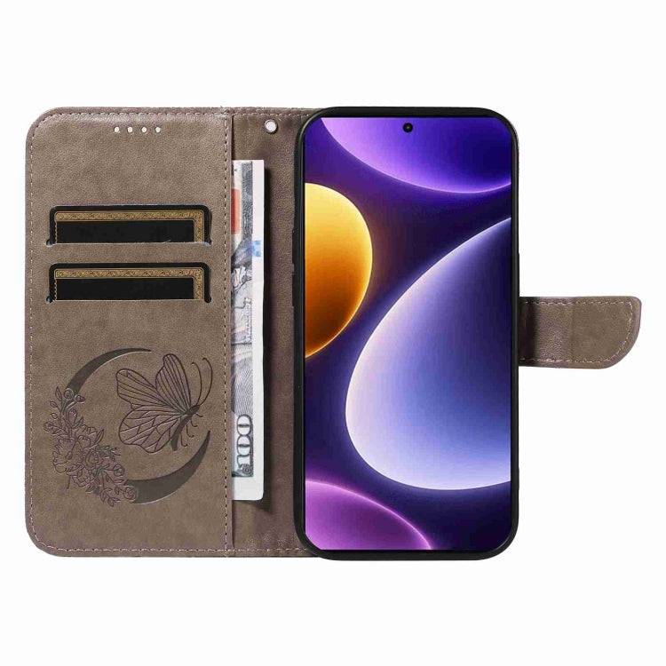 For Xiaomi Redmi Note 12 Turbo / Poco F5 Swallowtail Butterfly Embossed Leather Phone Case