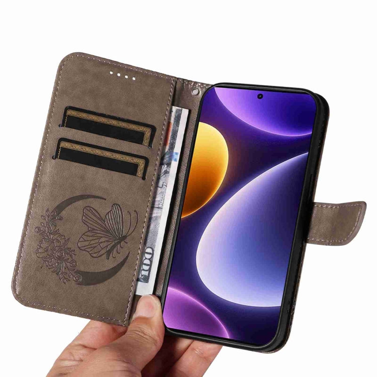 For Xiaomi Redmi Note 12 Turbo / Poco F5 Swallowtail Butterfly Embossed Leather Phone Case