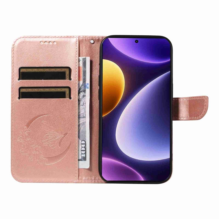 For Xiaomi Redmi Note 12 Turbo / Poco F5 Swallowtail Butterfly Embossed Leather Phone Case