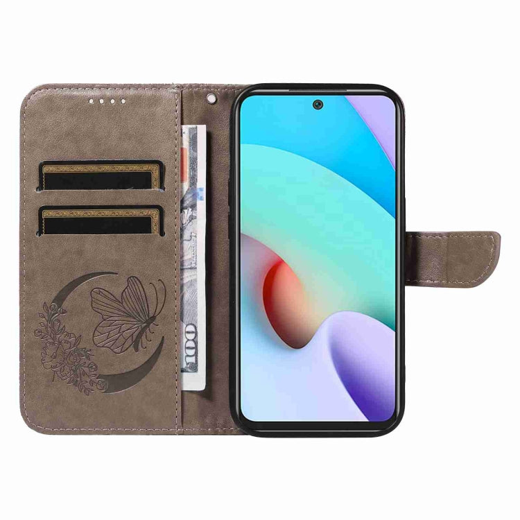 For Xiaomi Redmi 10 4G / 10 Prime Swallowtail Butterfly Embossed Leather Phone Case