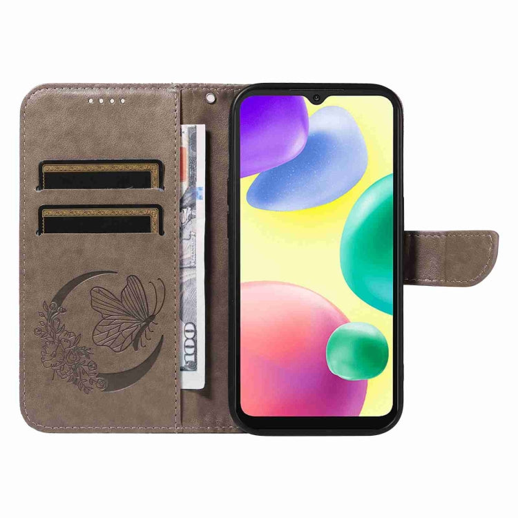 For Xiaomi Redmi 10A Swallowtail Butterfly Embossed Leather Phone Case
