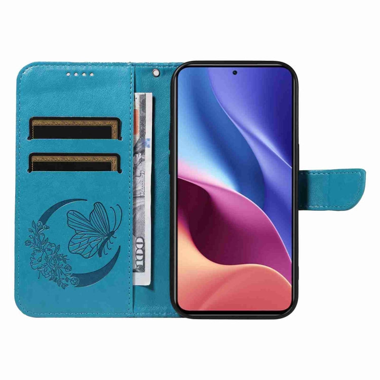 For Xiaomi Redmi K40 / K40 Pro Swallowtail Butterfly Embossed Leather Phone Case