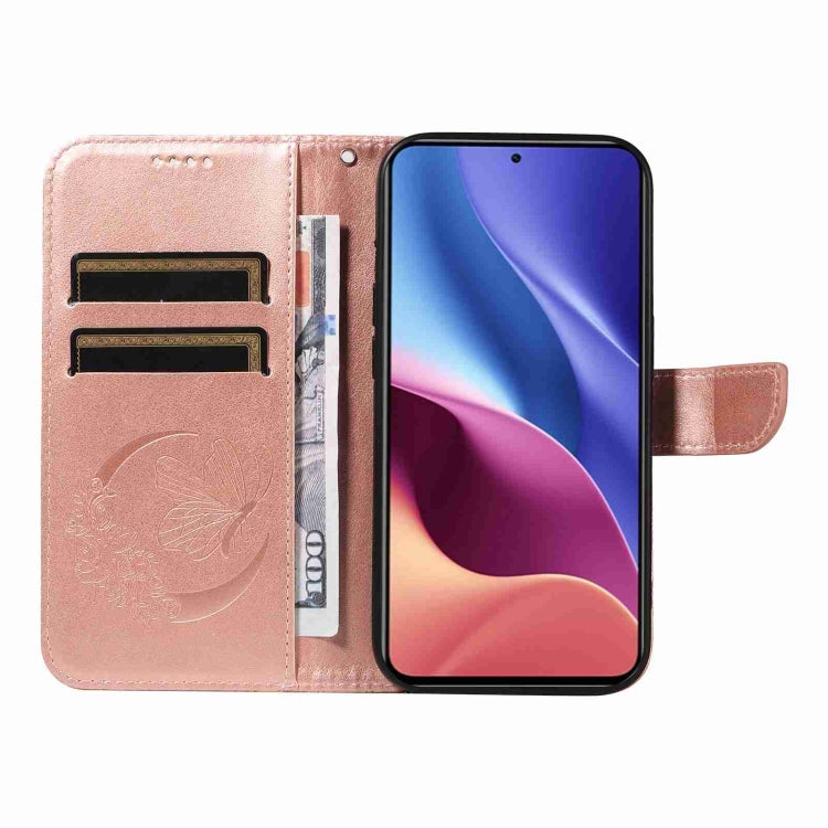For Xiaomi Redmi K40 / K40 Pro Swallowtail Butterfly Embossed Leather Phone Case