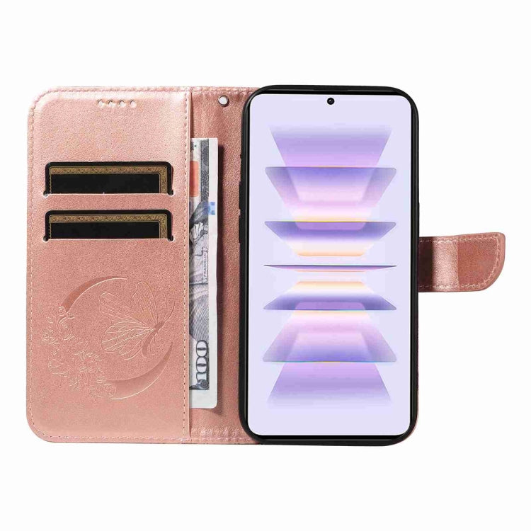 For Xiaomi Redmi K60 / K60 Pro Swallowtail Butterfly Embossed Leather Phone Case
