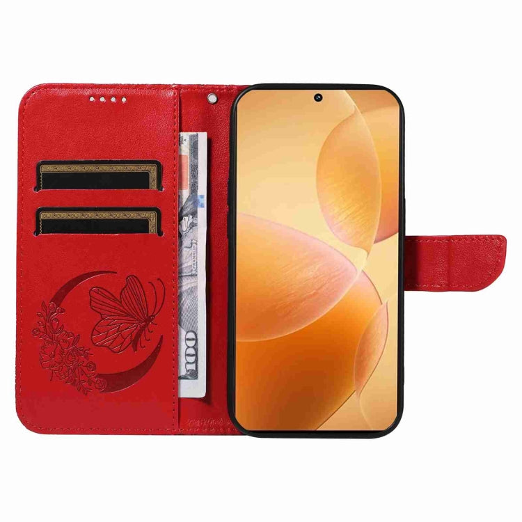 For Xiaomi Redmi K70E Swallowtail Butterfly Embossed Leather Phone Case