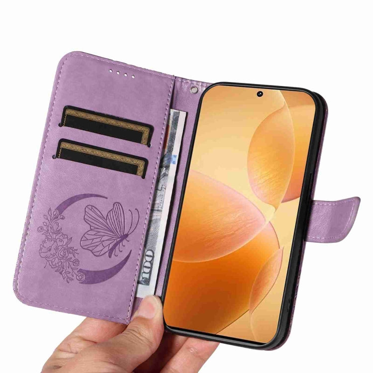 For Xiaomi Redmi K70E Swallowtail Butterfly Embossed Leather Phone Case