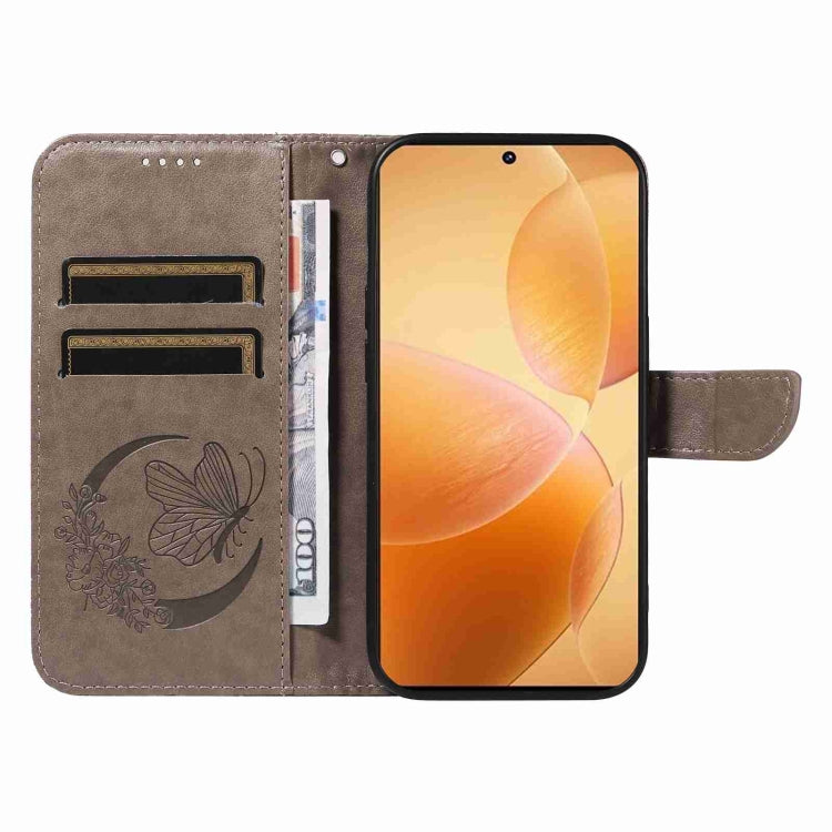 For Xiaomi Redmi K70E Swallowtail Butterfly Embossed Leather Phone Case