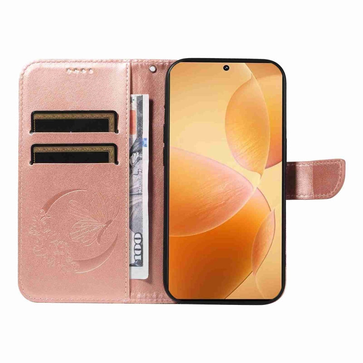 For Xiaomi Redmi K70E Swallowtail Butterfly Embossed Leather Phone Case