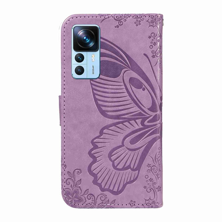 For Xiaomi Redmi K50 Ultra Swallowtail Butterfly Embossed Leather Phone Case