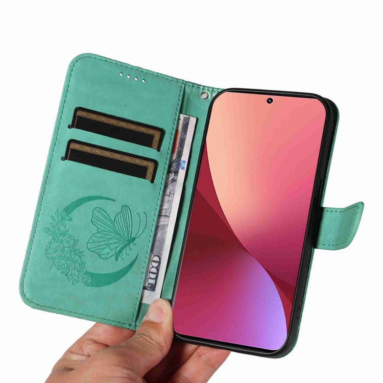 For Xiaomi Redmi K50 Ultra Swallowtail Butterfly Embossed Leather Phone Case