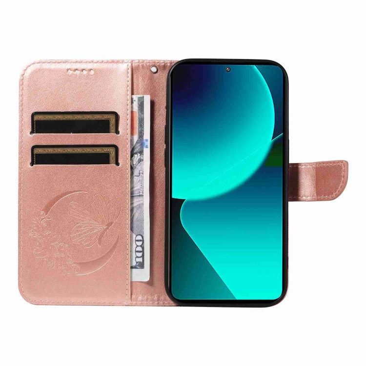 For Xiaomi Redmi K60 Ultra Swallowtail Butterfly Embossed Leather Phone Case