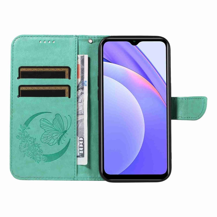 For Xiaomi Redmi Note 10 Pro 4G Swallowtail Butterfly Embossed Leather Phone Case
