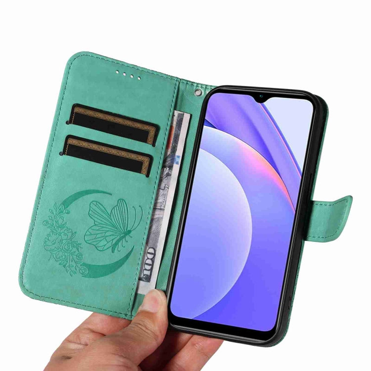 For Xiaomi Redmi Note 10 Pro 4G Swallowtail Butterfly Embossed Leather Phone Case