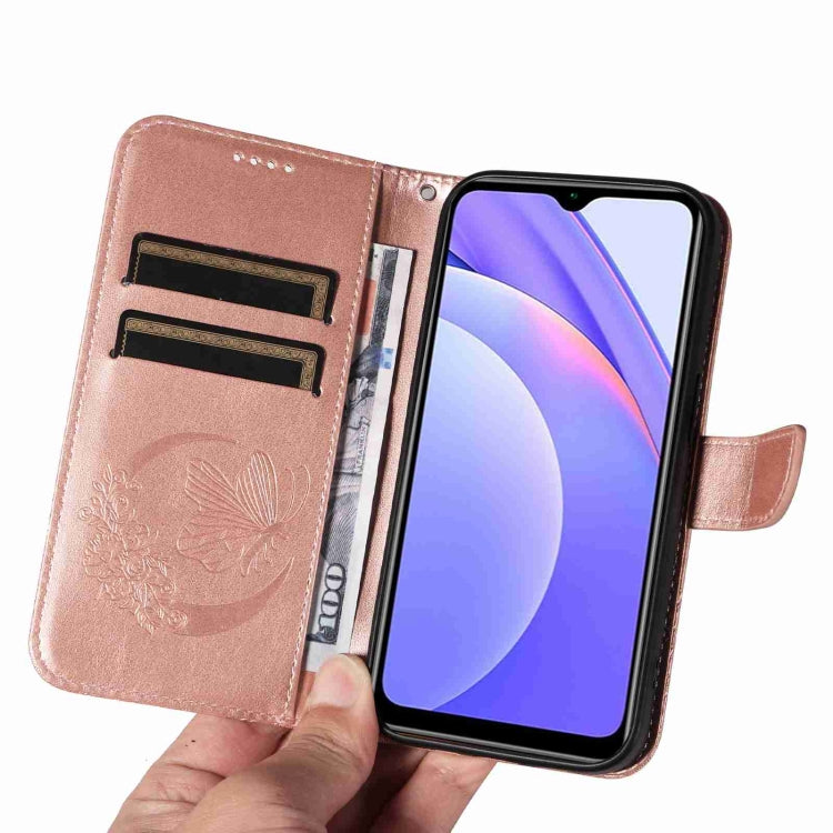 For Xiaomi Redmi Note 10 Pro 4G Swallowtail Butterfly Embossed Leather Phone Case