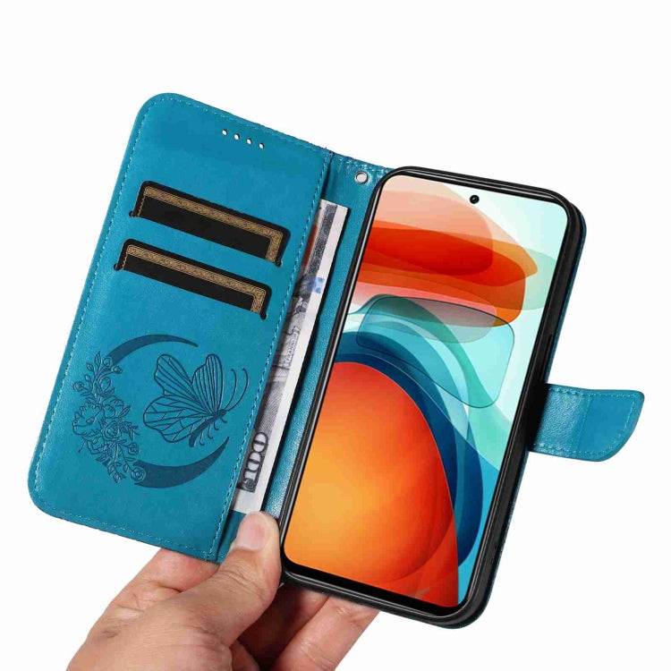For Xiaomi Poco X3 GT 5G Swallowtail Butterfly Embossed Leather Phone Case