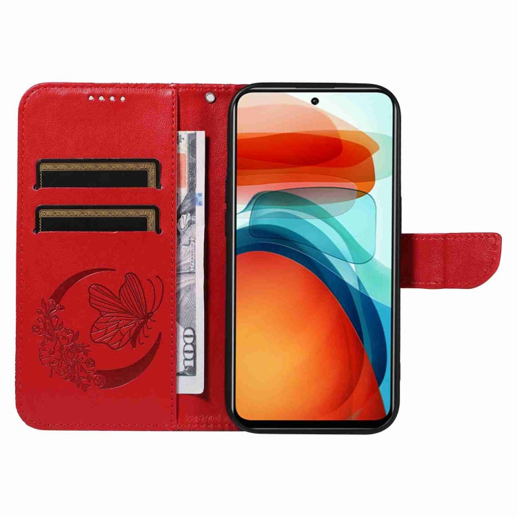 For Xiaomi Poco X3 GT 5G Swallowtail Butterfly Embossed Leather Phone Case