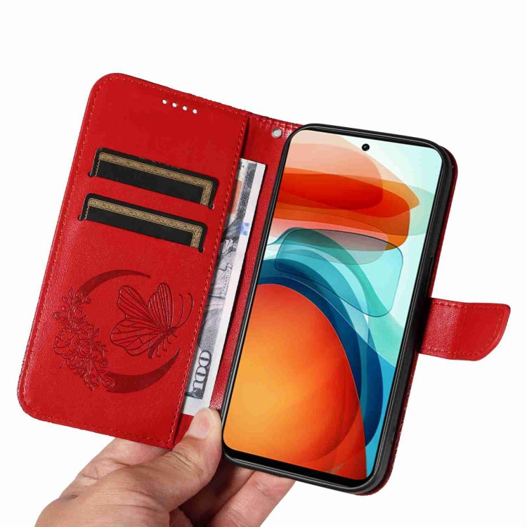 For Xiaomi Poco X3 GT 5G Swallowtail Butterfly Embossed Leather Phone Case